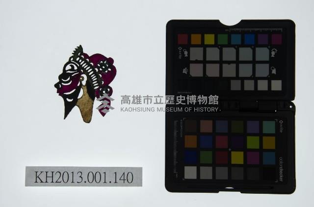 皮影戲偶頭-末藏品圖，第1張