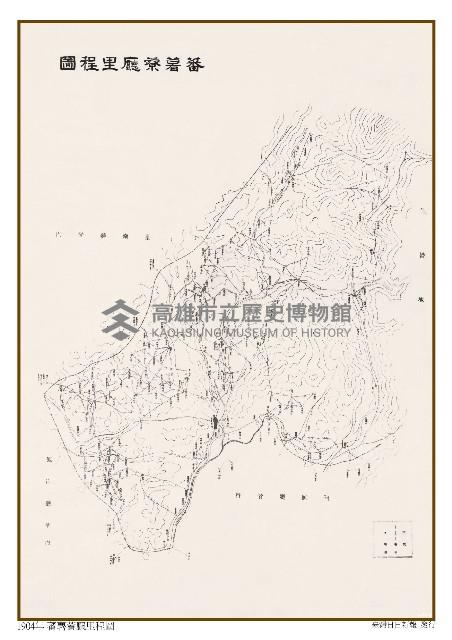 1904年番薯藔廳管轄圖藏品圖，第1張