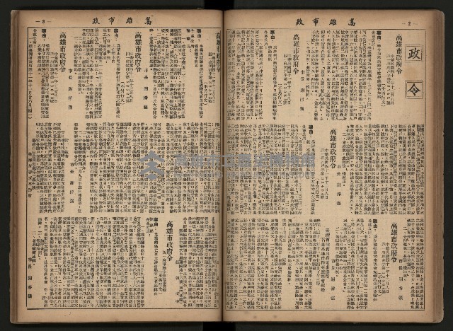 《高雄市政合訂本第三冊（50期-75期）》藏品圖，第43張