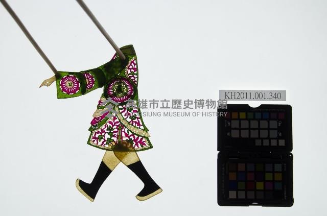 皮影戲簽桿立身偶-官爺（偶身）藏品圖，第1張