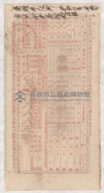 地水租領收書綴藏品圖，第94張