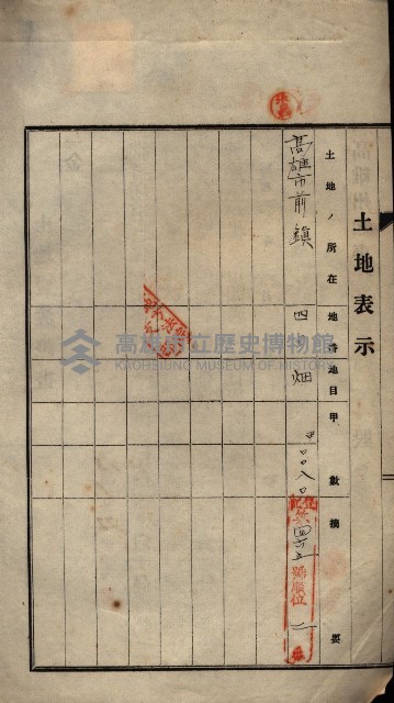 公共用地賣渡承諾書綴、賣渡證書（戲獅甲前鎮）藏品圖，第394張
