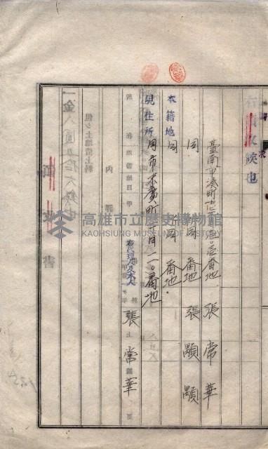 海軍土地借上契約書
（施設部長印捺印済）藏品圖，第184張