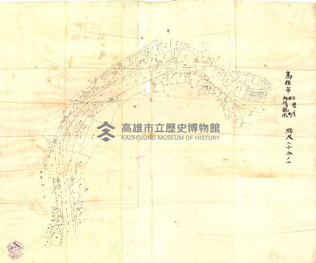 高雄川第四號運河開鑿工事用地買收徵印狀況調藏品圖，第84張