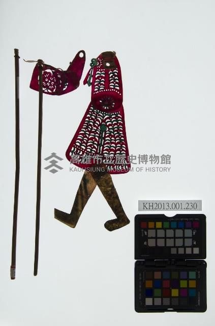 皮影戲簽桿偶身藏品圖，第1張