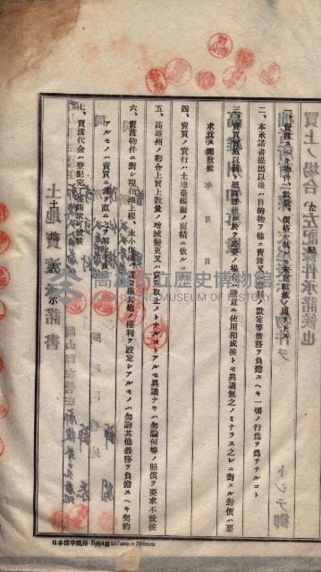 州買收地調書－登記濟証綴
（左營、埤子頭、前峰尾、內惟）藏品圖，第534張