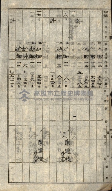 阿公店溪治水工事所地買收綴藏品圖，第134張