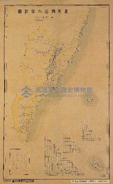 1935年臺東廳管內里程圖藏品圖，第1張