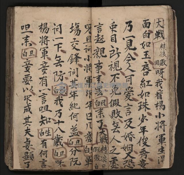 皮影戲劇本《飛鵝洞白荔枝》藏品圖，第34張