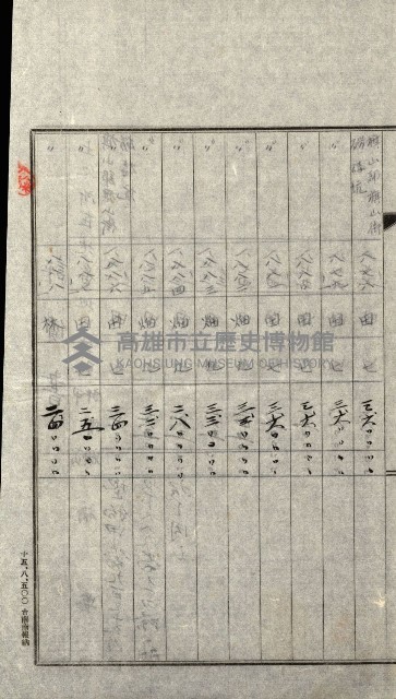 陸軍用地關係綴（評價關係）藏品圖，第349張