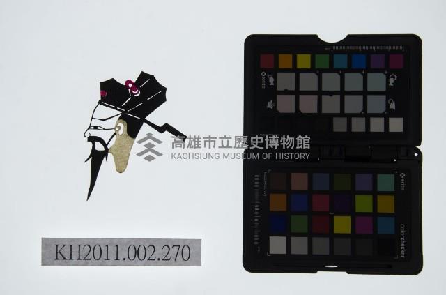 皮影戲偶頭-末藏品圖，第1張