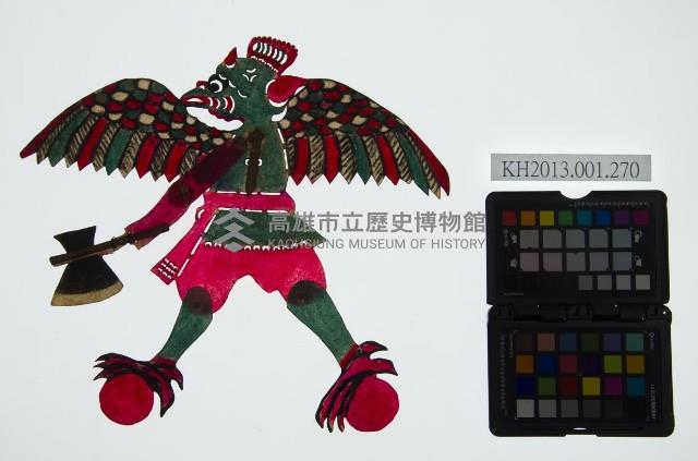 皮影戲全身偶-雷公藏品圖，第1張