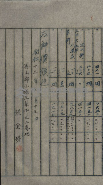 交換地授受書類（海軍用地ト州有地ノ交換）藏品圖，第275張