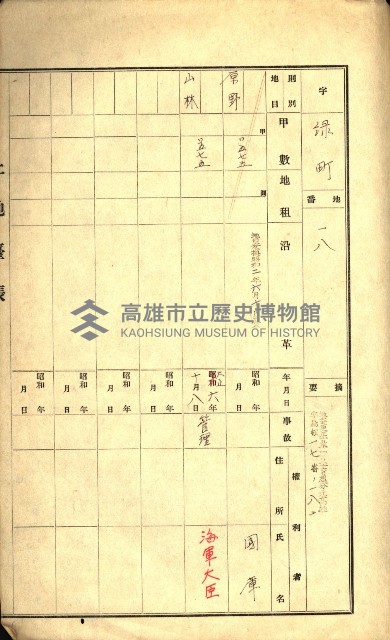 陸軍用地藏品圖，第275張