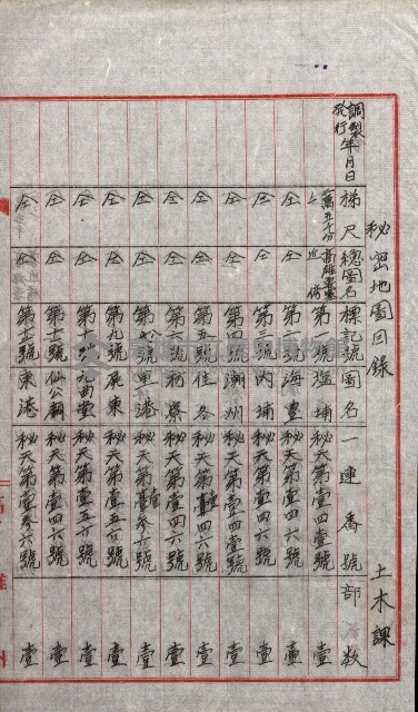 祕密地圖ニ關スル書類（高雄州）藏品圖，第781張
