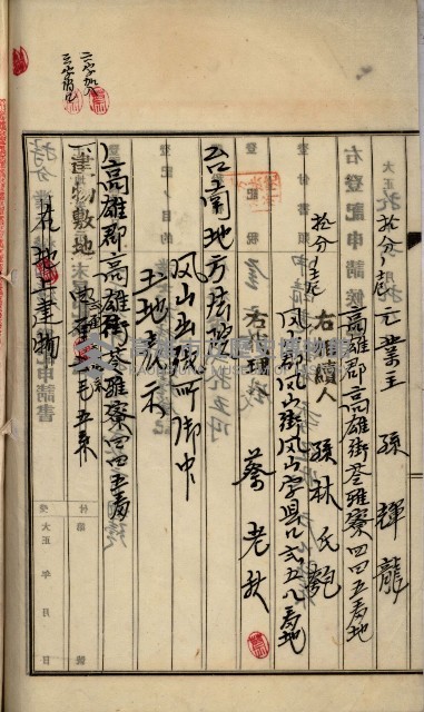 州財產－罹災救助基金所屬地ニ関スル登記原議書
（罹災救助－二十之五）藏品圖，第175張