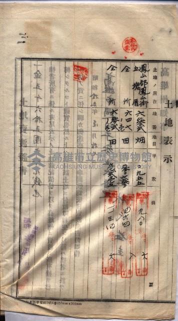 林德宮、五塊厝登記濟證綴
（林德官、五塊厝關係－九之三）藏品圖，第74張