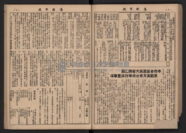 《高雄市政》合訂本第二冊（26期-50期）藏品圖，第73張