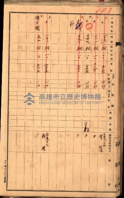 買收調書－左營、前峰尾、埤子頭、內惟
（買收關係－卅八之十）藏品圖，第74張