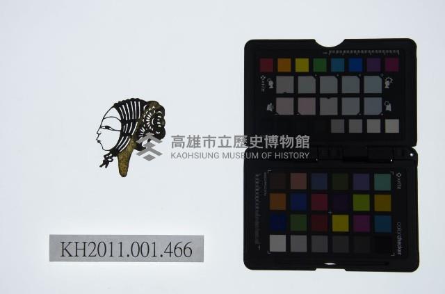 皮影戲偶頭-小旦藏品圖，第1張