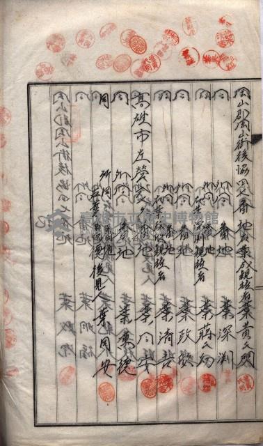 海軍土地借上契約書
（施設部長印捺印済）藏品圖，第466張