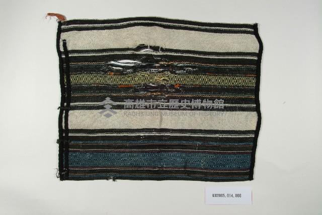 泰雅族女子禮裝用浮織腳絆布藏品圖，第1張