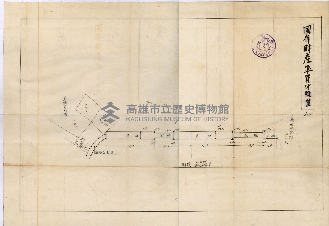 國有財產準貸付及土木工事施行願ニ關スル件
（南日本化學工業株式會社）藏品圖，第67張