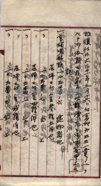 罹災救助基金所屬地交換書類
（高雄市高雄字哨船頭）藏品圖，第65張