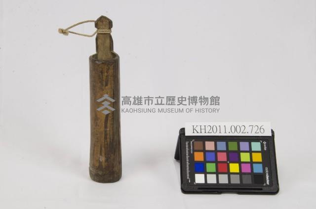 皮影戲舞台技藝-劇團道具(竹筒)藏品圖，第1張