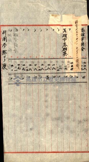 陸軍用地關係綴（評價關係）藏品圖，第138張