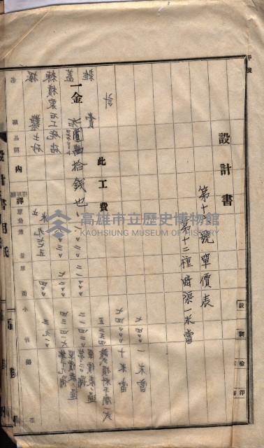 林德官土地區劃整理關係
（林德官、五塊厝關係－九之九）藏品圖，第130張