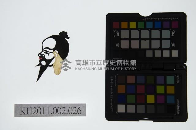 皮影戲偶頭-末藏品圖，第1張