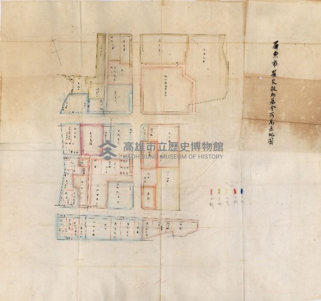 罹災救助金所屬土地臺帳藏品圖，第26張