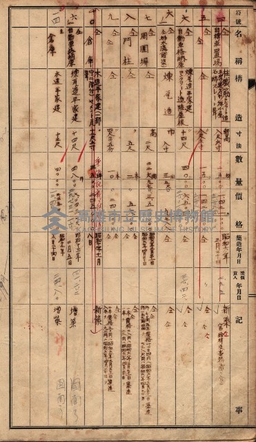 建物臺帳（高雄市－州有官舍）藏品圖，第26張
