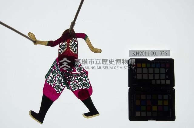 皮影戲簽桿立身偶-楊戩（偶身）藏品圖，第1張