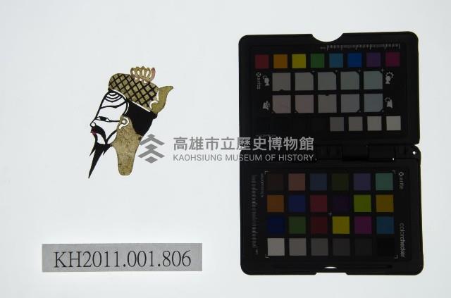 皮影戲偶頭-末藏品圖，第1張