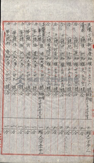 祕密地圖ニ關スル書類（高雄州）藏品圖，第813張