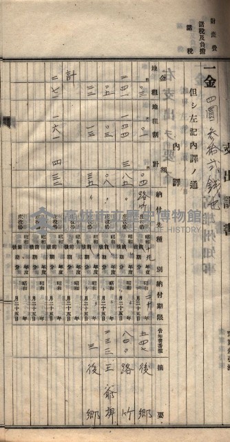 諸稅關係書綴藏品圖，第106張