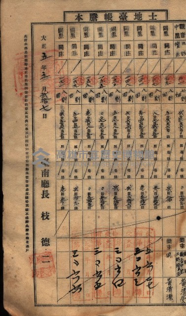 土地臺帳謄本綴入帳藏品圖，第106張