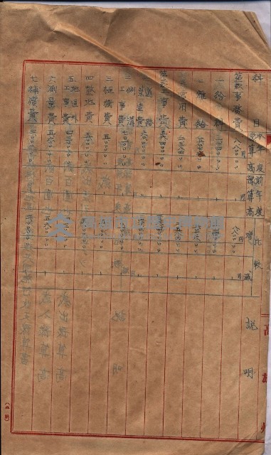 林德官土地區劃整理關係
（林德官、五塊厝關係－九之九）藏品圖，第7張