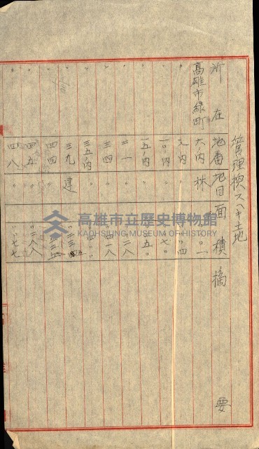 陸軍用地藏品圖，第307張