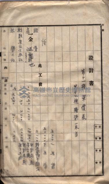 林德官土地區劃整理關係
（林德官、五塊厝關係－九之九）藏品圖，第120張