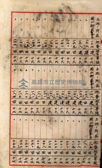 阿公店溪改修工事受益地並等綴藏品圖，第116張