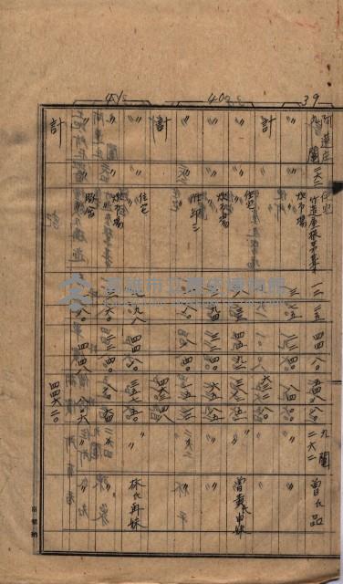 高臨營第一號ノ內三第（1）號（レ）借地
（九鬮、岡山營）藏品圖，第16張