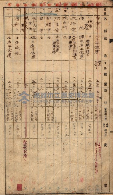建物臺帳（高雄市－州有官舍）藏品圖，第16張