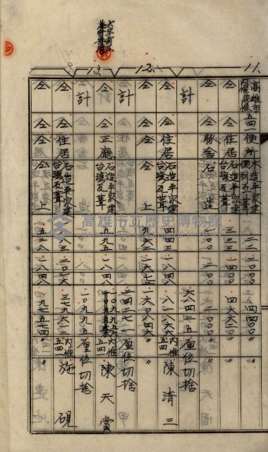 內惟海軍用地及建物移轉二關スル件藏品圖，第16張
