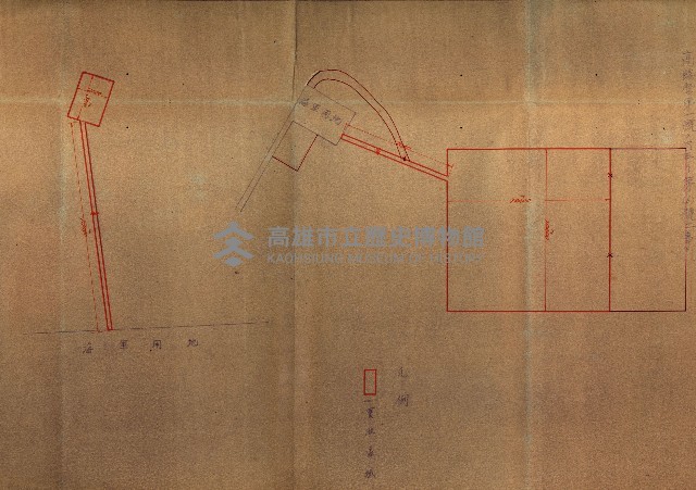 高臨營第一號ノ內三イ第（6）號
（竹子港、港口崙）藏品圖，第16張