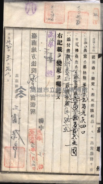 產業組合登記囑託書類綴入帳 
（申產第拾四號）藏品圖，第16張
