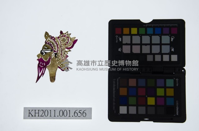 皮影戲偶頭-淨藏品圖，第1張