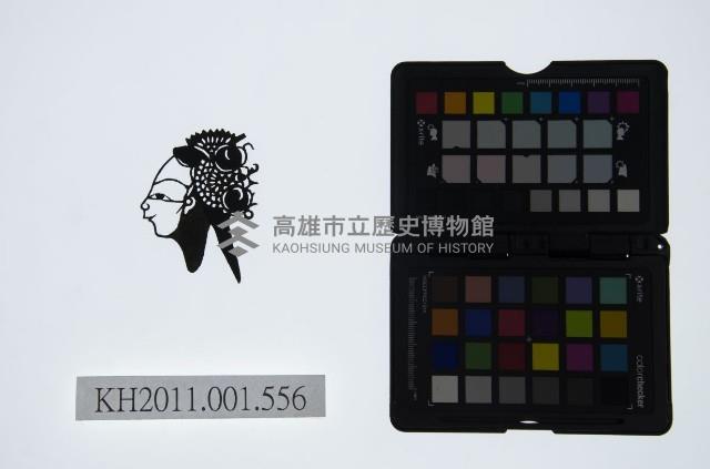 皮影戲偶頭-旦藏品圖，第1張